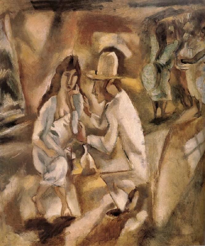 Jules Pascin Hawana in the grogshop Norge oil painting art
